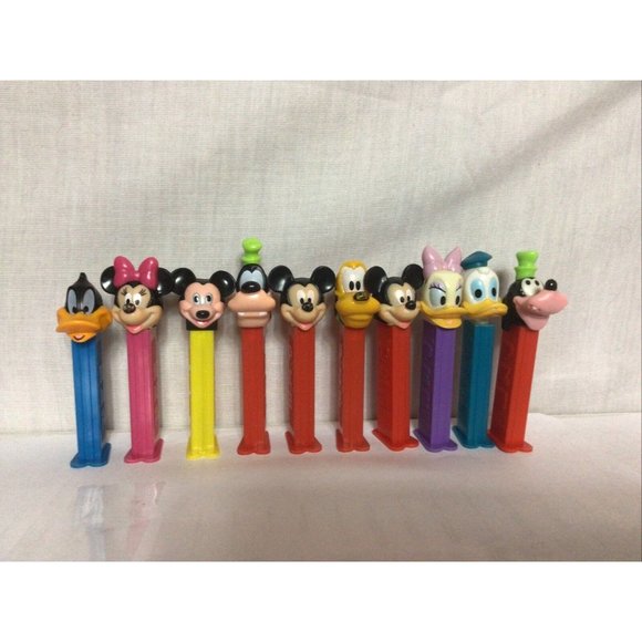 Disney Pez Dispenser lot of 10 and all are footed - Picture 2 of 6